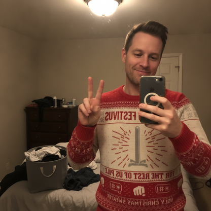 Seinfeld Festivus For The Rest Of Us Pole Ugly Christmas Sweater