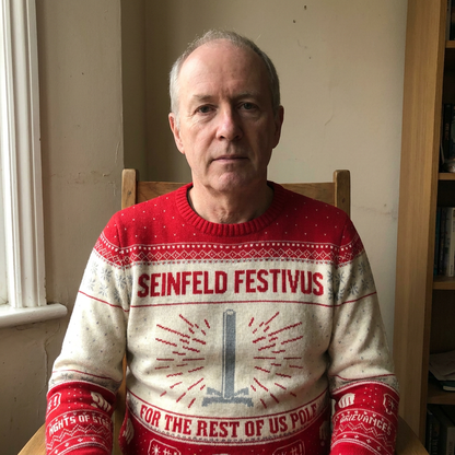 Seinfeld Festivus For The Rest Of Us Pole Ugly Christmas Sweater