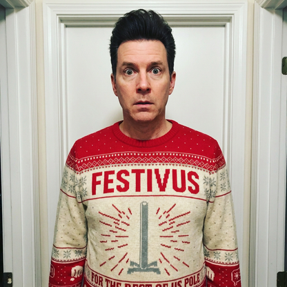 Seinfeld Festivus For The Rest Of Us Pole Ugly Christmas Sweater